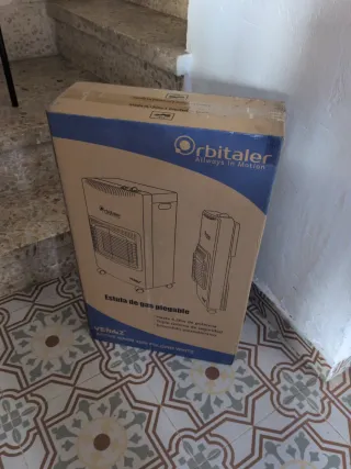 Estufa Gas Orbitaler Plegable Butano negro