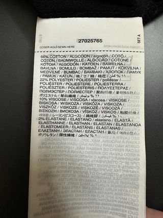 Chaqueta vaquera negra Mango Talla XS