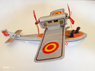 2 Juguetes Hojalata Payá: Tranvía y Hidroavión