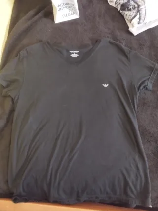 Camisa Emporio Armani Negra Talla XL