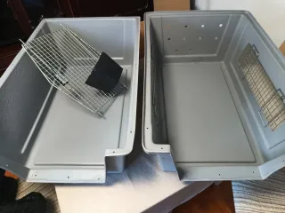 Jaula Transportadora Animal Cargo Gris