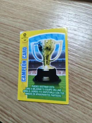 Cromo Campeón Card La Liga 469 17/18