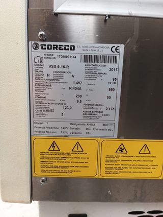 Vitrina Refrigeración Pastelería 4 Estantes