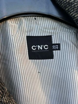 Cappotto Costume National vintage grigio firmato m