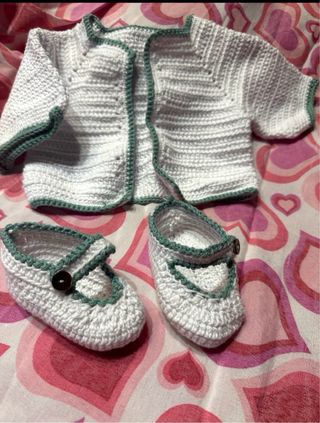 Borsa uncinetto nera con perline