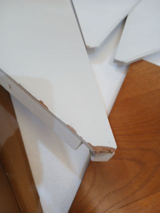 Armadio angolare in legno massello vidaXL