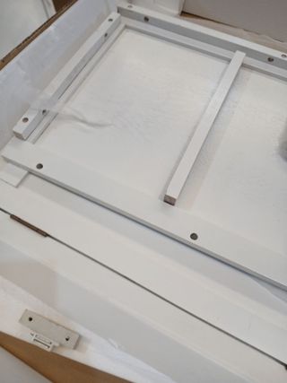 Armadio angolare in legno massello vidaXL