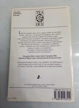 Le età di Lulù romanzo di Almudena Grandes