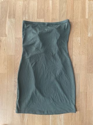 Vestido SHEIN verde con cuerdas talla XXL