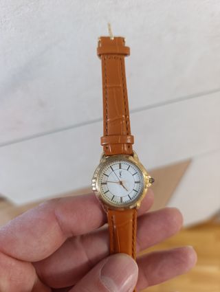 Reloj Yves Saint Laurent Cuero Dorado