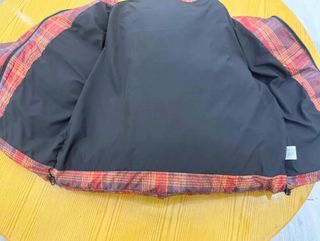 Abrigo grueso cuadros niña