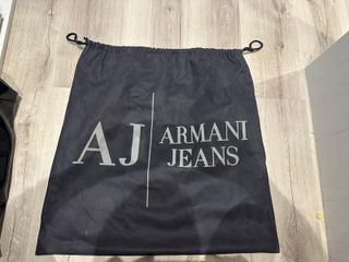 Bolso Armani Jeans Negro Charol