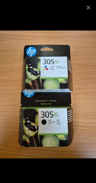 Cartuchos Tinta HP 305XL Color y Negro