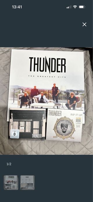Pack  Thunder Hard Rock ,vinilos y cds