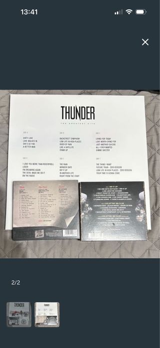Pack  Thunder Hard Rock ,vinilos y cds