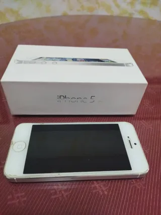 iPhone 5 Plata/Blanco Para Repuestos