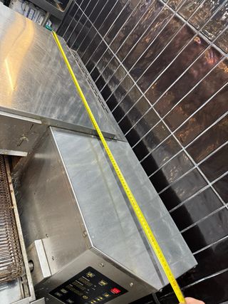 Horno de cinta para pizza