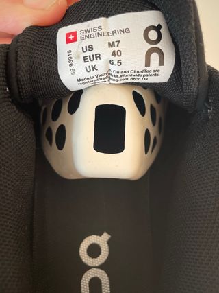 Zapatillas On Running Cloud Negras