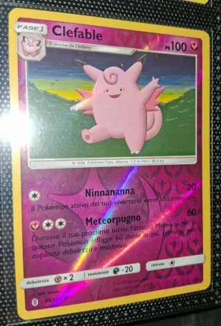 Carte Pokémon Cleffa, Clefairy, Clefable
