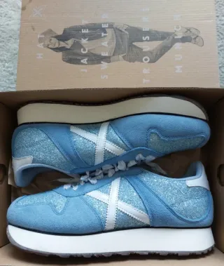 Zapatillas Munich Malsana Sky 91 Azul