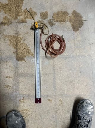 Manómetro con manguera