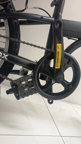 Bicicleta Plegable Nilox Negra