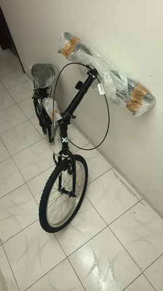 Bicicleta Plegable Nilox Negra