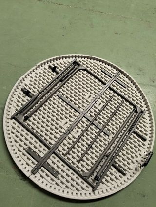 Mesa picnic plegable en resina 122 D x74 cm New