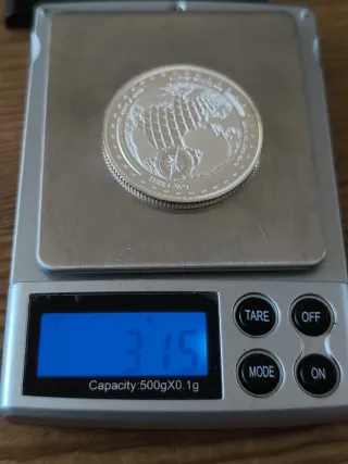 Moneda Plata 1 oz Fine Silver 999 Terra 2021