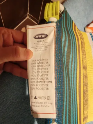 Hamaca para bebés con diseño de rayas y sol