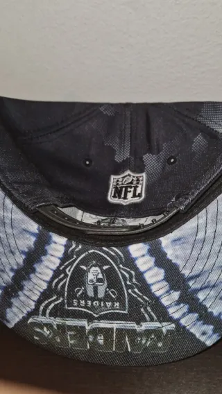 Gorra New Era Raiders 9FIFTY Plana Negra