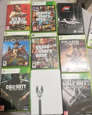 Xbox 360 Juegos: Red Dead, GTA V, IV, Gears 2