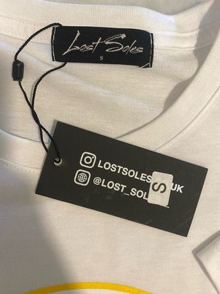 T-shirt Lost Soles Blanca Talla S