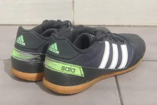 Zapatillas Adidas Futbol Sala Negras y Verdes