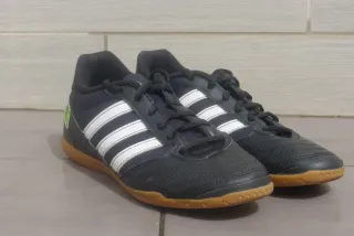 Zapatillas Adidas Futbol Sala Negras y Verdes