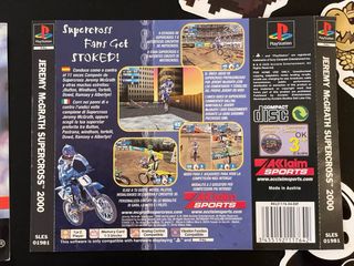 Jeremy McGrath Supercross Ps1 Pal España 🇪🇸 no box