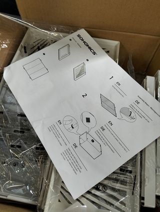 SONGMICS Cajas Zapatos Zapatero 12 pcs