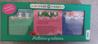 Juego de madera Hábitos y Rutinas