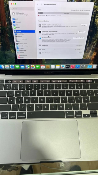MacBook Pro 2020 Gris 256GB 8GB RAM I5