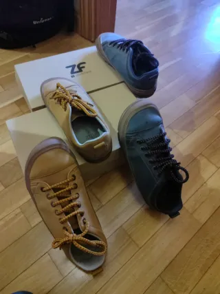 Zapatillas marca ZAPATO FEROZ Barefoot Azul y otro