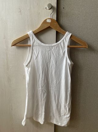 Camiseta de tirantes blanca