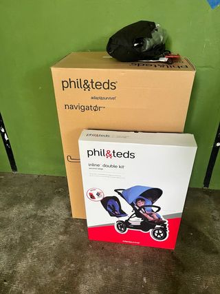 Silla Paseo Doble Phil & Ted's Navigator _ 2 niños