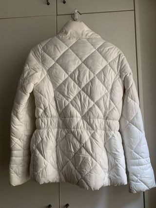 Chaqueta Barbour acolchada mujer blanca