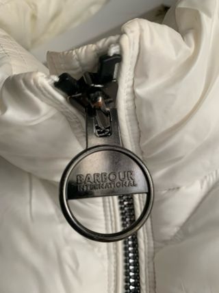 Chaqueta Barbour acolchada mujer blanca