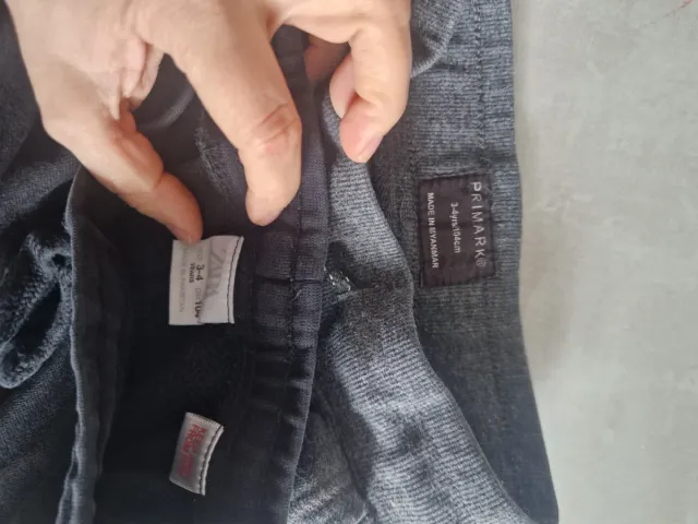 Lote 5 pantalones niño T.3-4