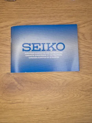 Reloj Seiko Samurai Negro y Azul