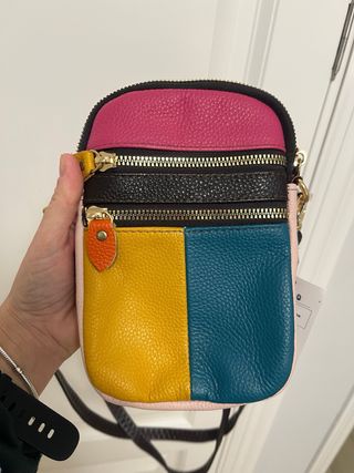 Bolso de piel Ubrique multicolor