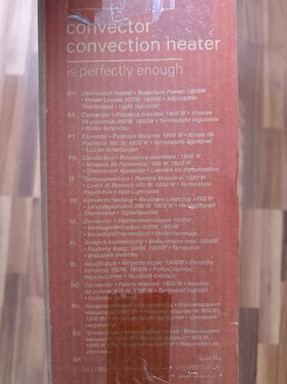 Calefactor Kunft 1800W