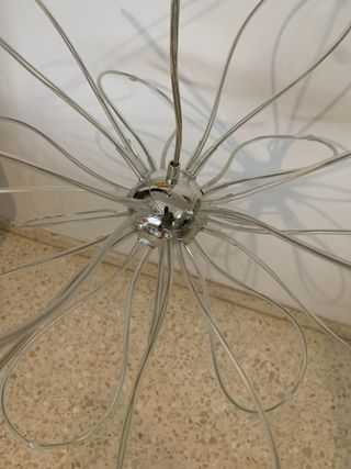 Lámpara LED Dormitorio Apliques Plateados