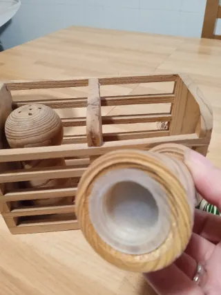 Set Soprammobili Cucina Ceramica Vetro Legno vimin